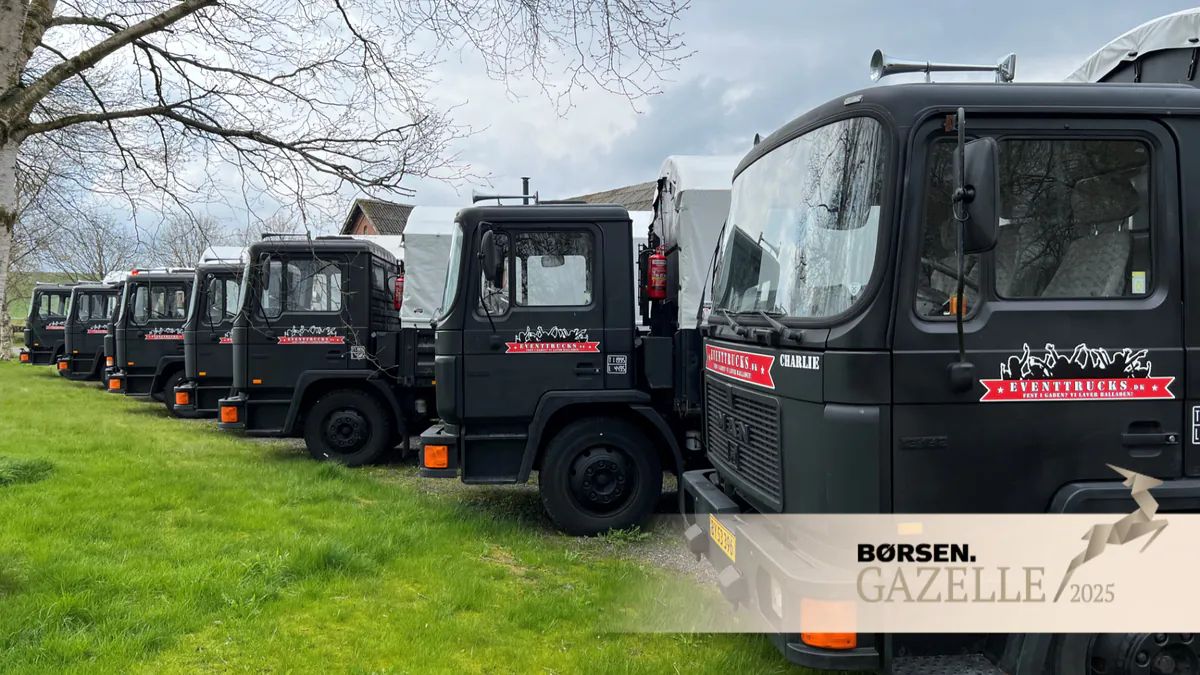 EventTrucks er kåret som Børsen Gazelle 2025