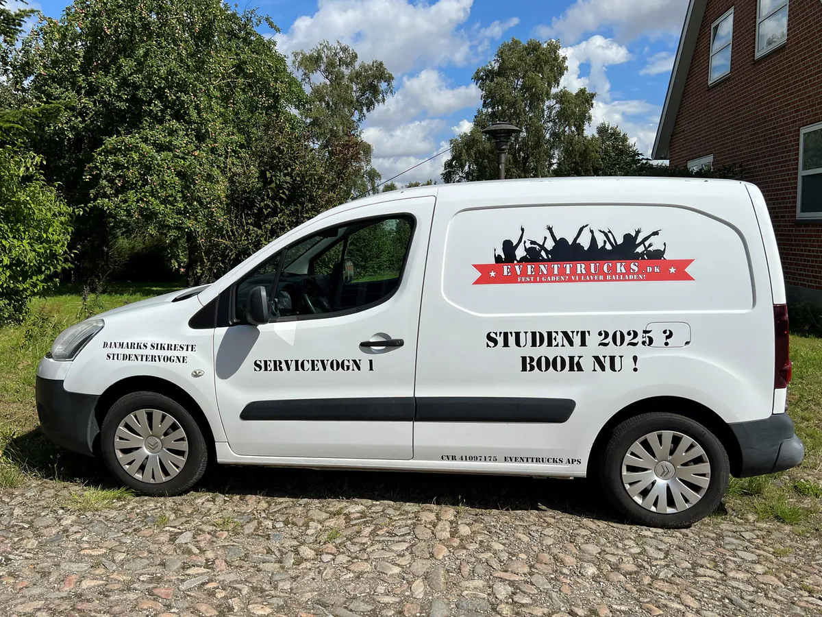 EventTrucks’ servicevogn, der rykker ud med udstyr og hjælp